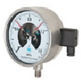 YXC magnetic assist electrical contact pressure gauge