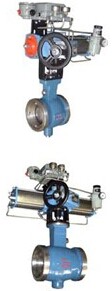  ZSC HV(Vs)Series Pneumatic Piston V-type Shutdown Ball Valves